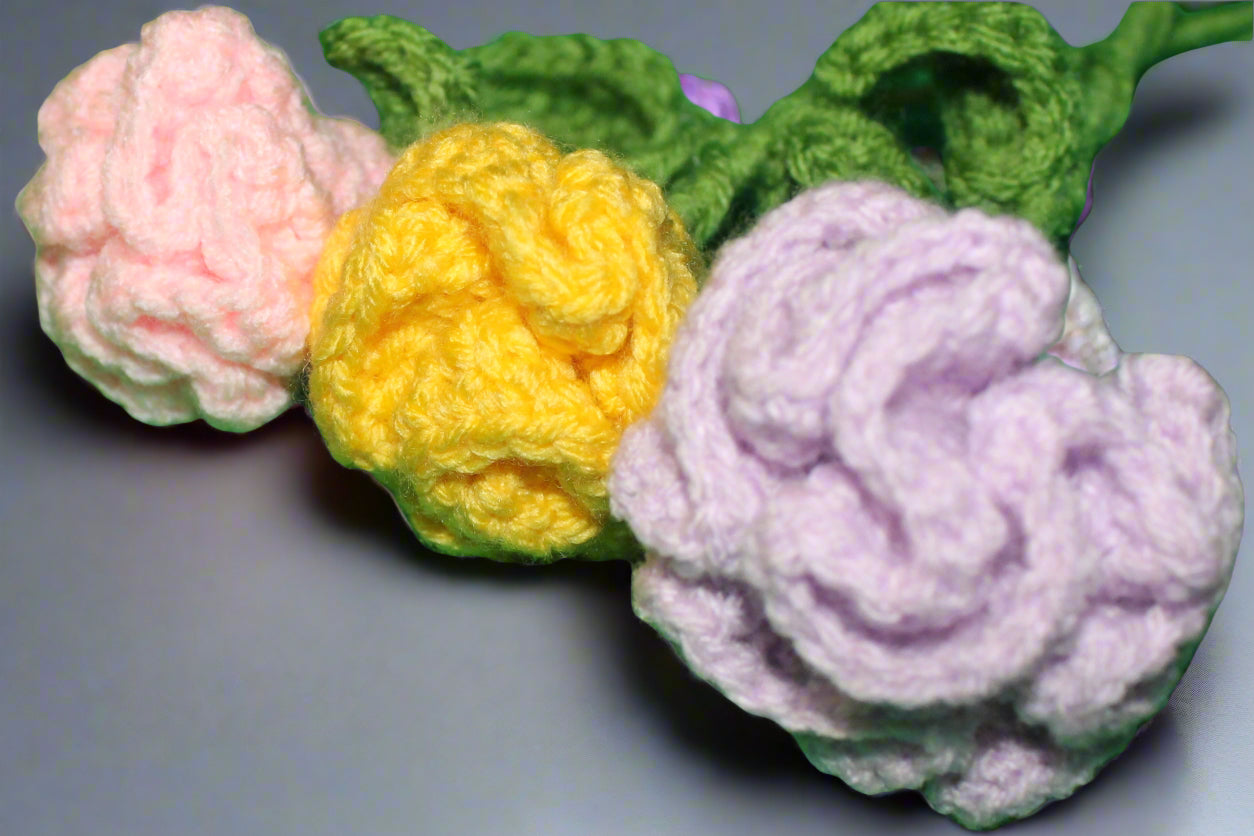 Carnation Flower Crochet