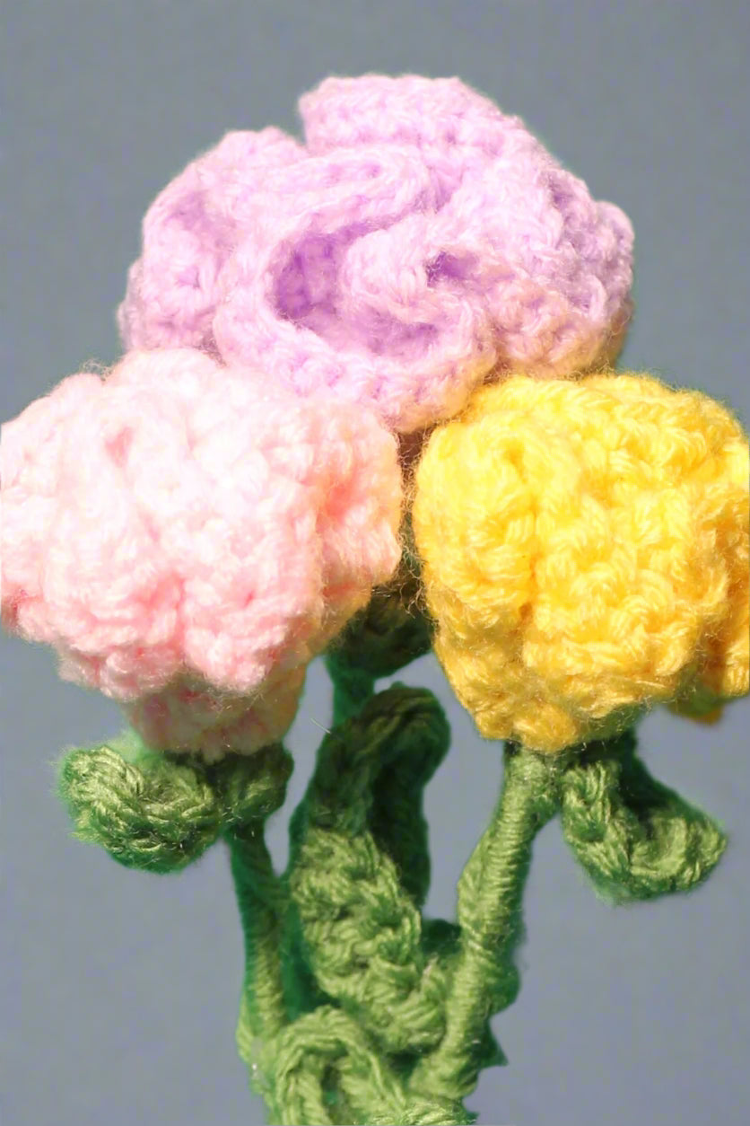 Carnation Flower Crochet