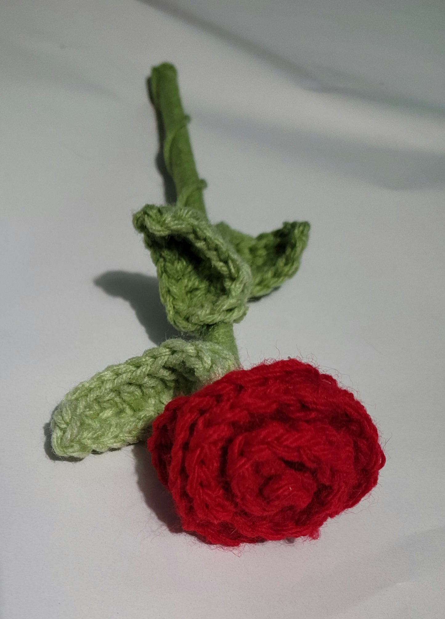 Rose with Stem Crochet