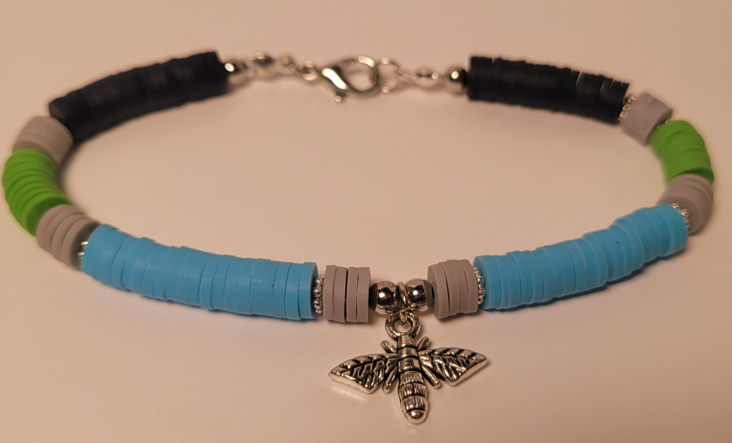 Silver Dragonfly Charm Bracelet