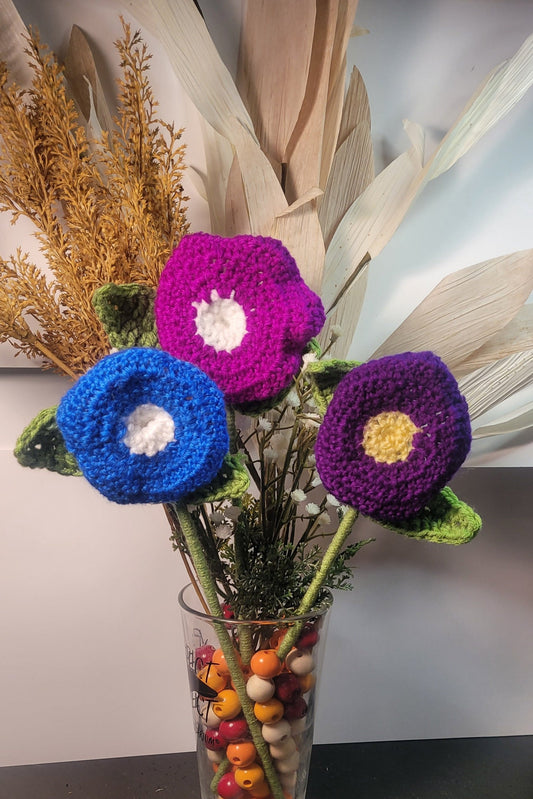 Morning Glory Crochet Flower