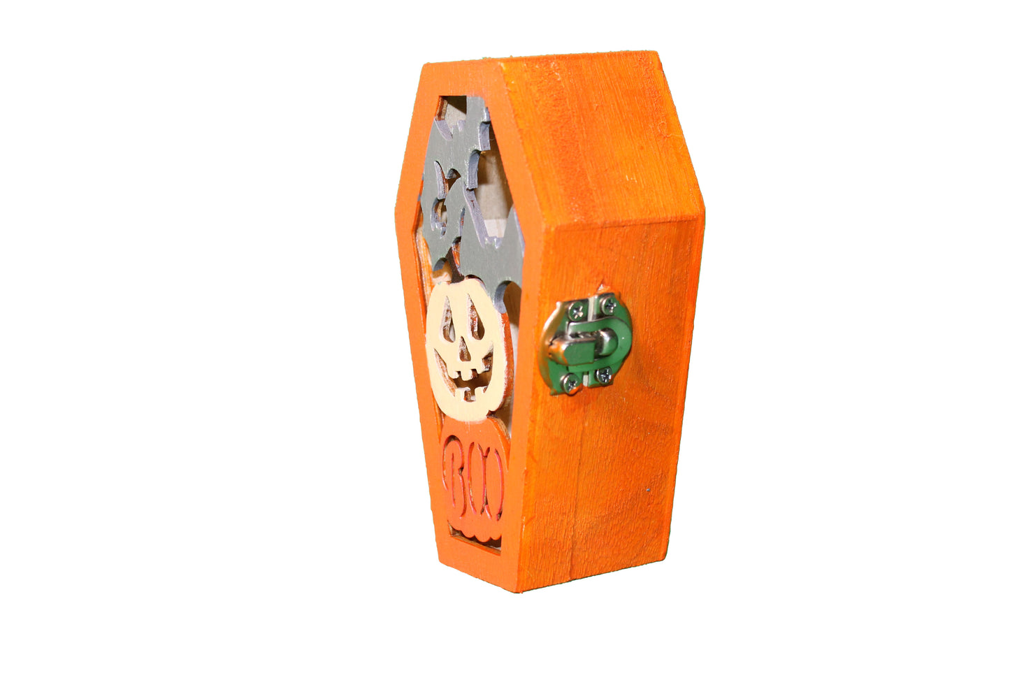 Jack-o-Lantern Coffin Light-up Décor