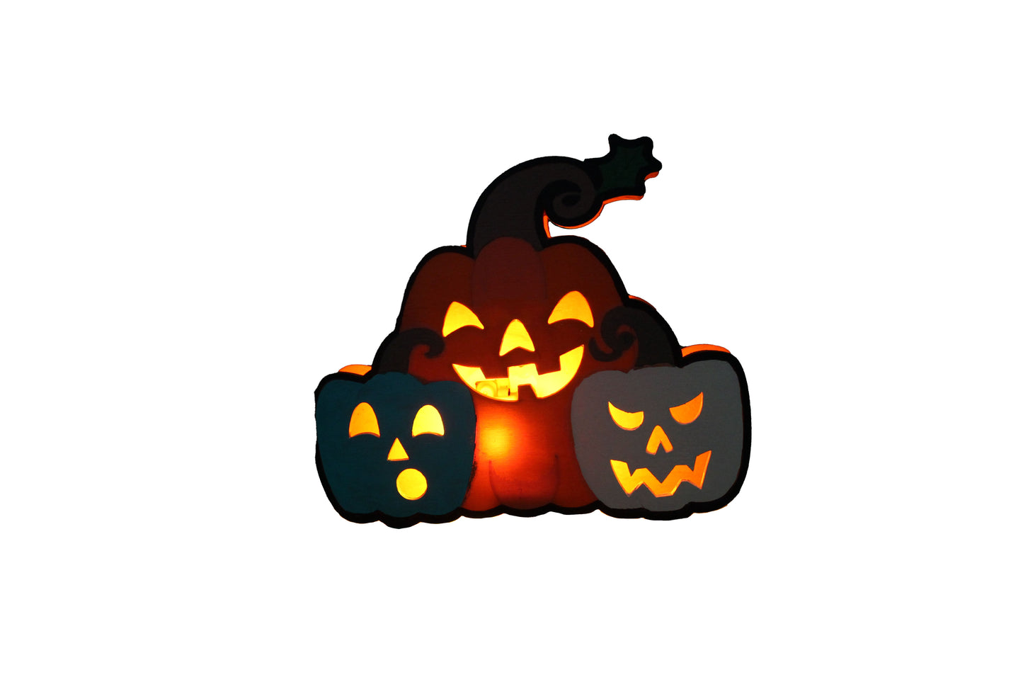 Jack-O-Lantern Group Light-up Décor