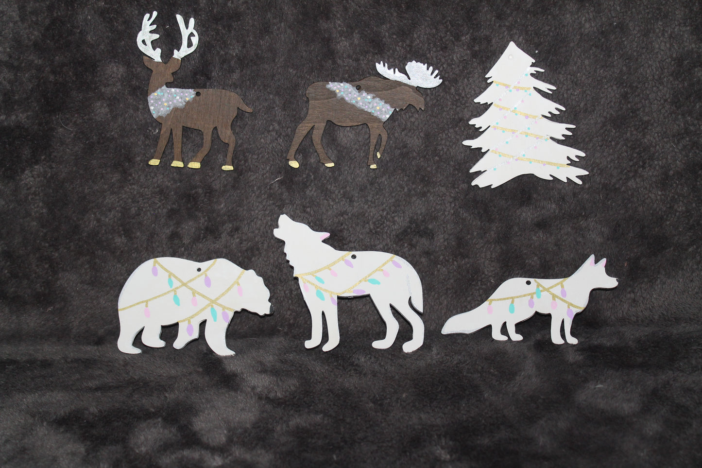 Winter Animal Ornament Sets