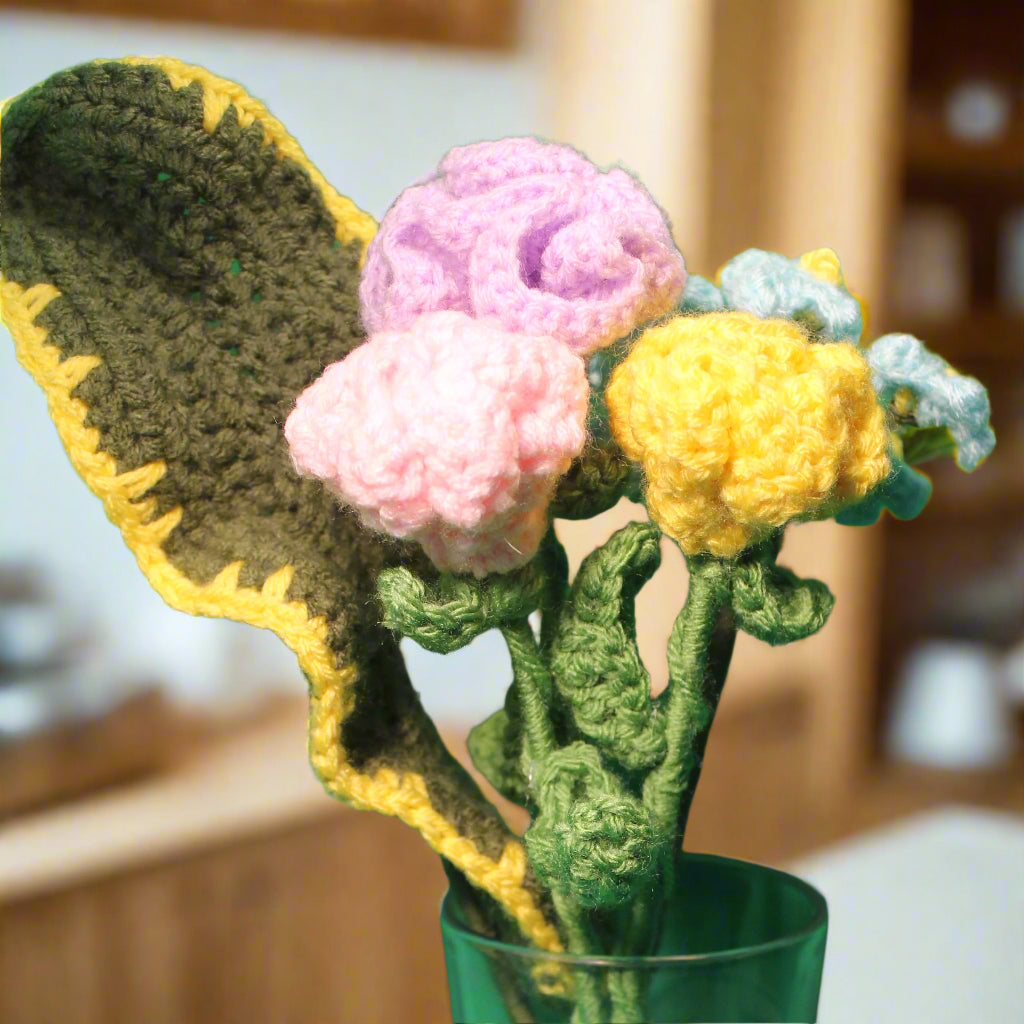 Carnation Bouquet Crochet